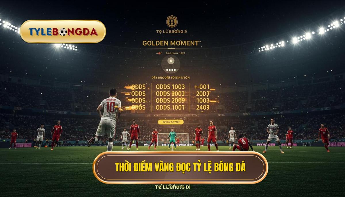 Xác định Thời điểm vàng trong đọc tỷ lệ bóng đá