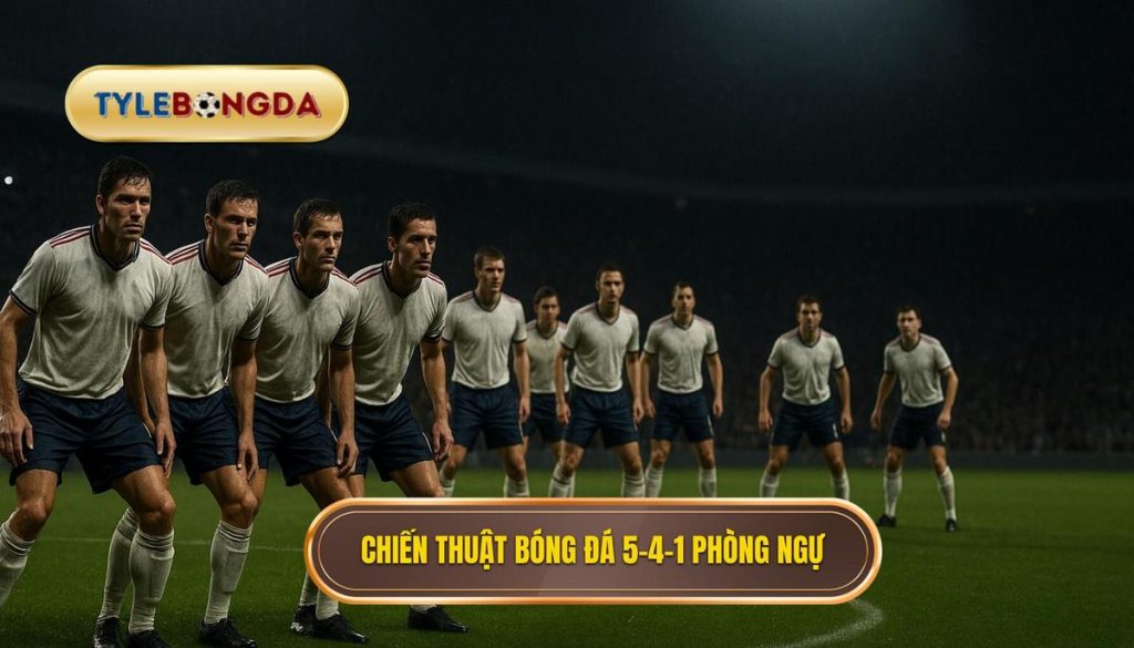 Chiến thuật bóng đá 5-4-1 phòng ngự