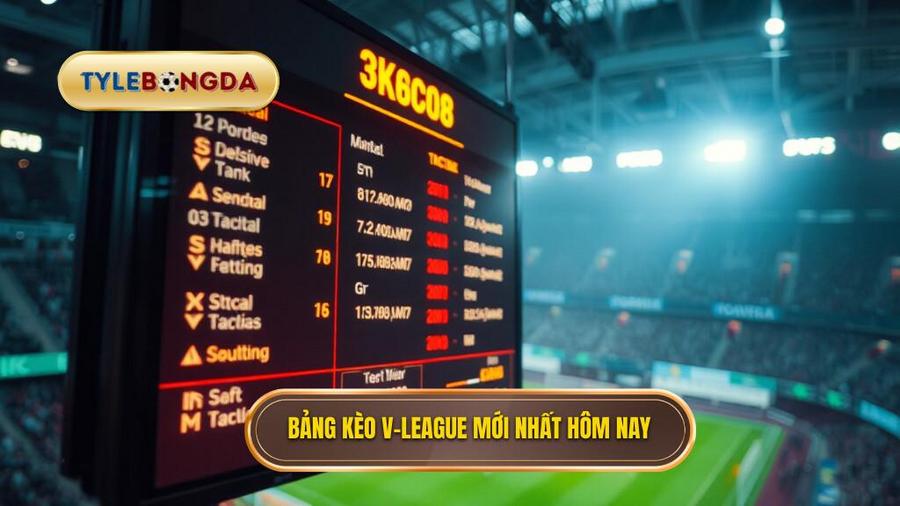 Các loại kèo phổ biến trong Bảng kèo V-League mới nhất