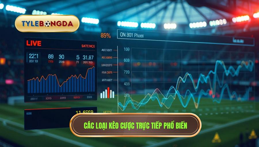 Các loại kèo phổ biến trong cược trực tiếp